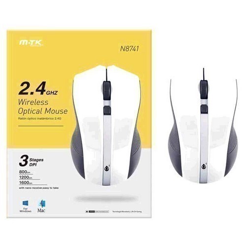 RATON M-TK N8741 INALAMBRICO BLANCO